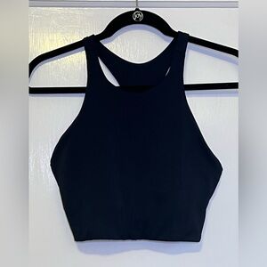 Montiel Black Racerback Sports Bra